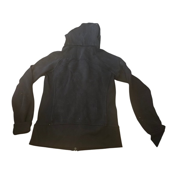 Lululemon Scuba Full-Zip Hoodie Black Docusign Pinnacle Club Logo Size 8 - Picture 5 of 6